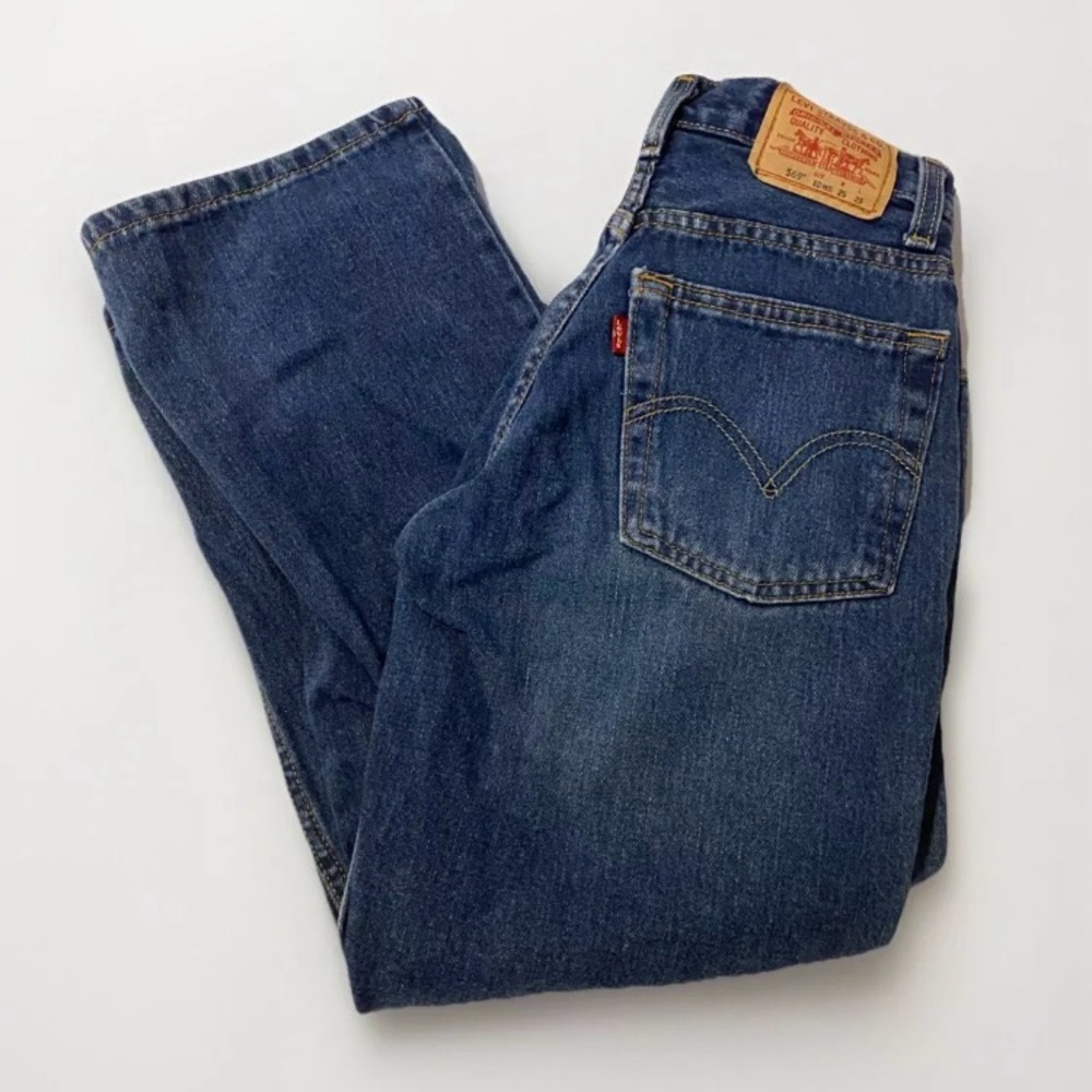 Levi’s 10 regular Loose Straight 569 boys blue jeans